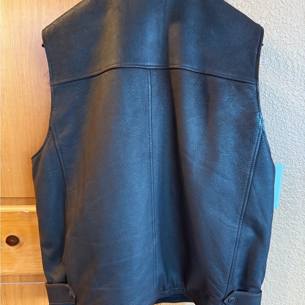 LONE PINE leather men’s vest!!!
